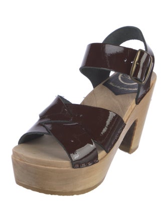 No. 6 Store Leather Slingback Sandals