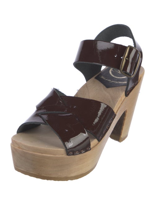 No. 6 Store Leather Slingback Sandals