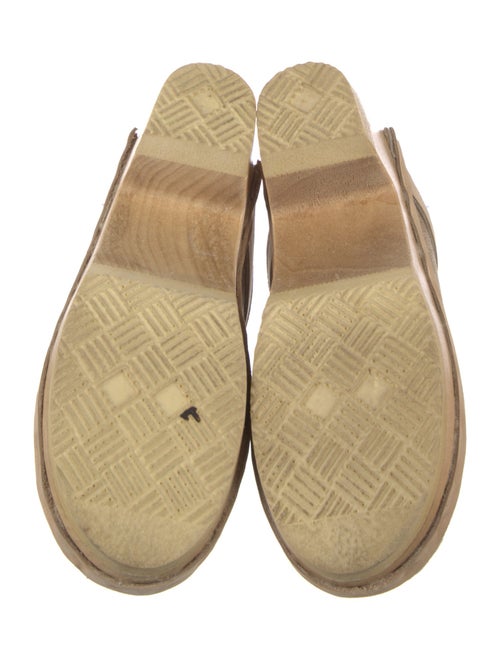 No. 6 Store Suede Fur Trim Mules