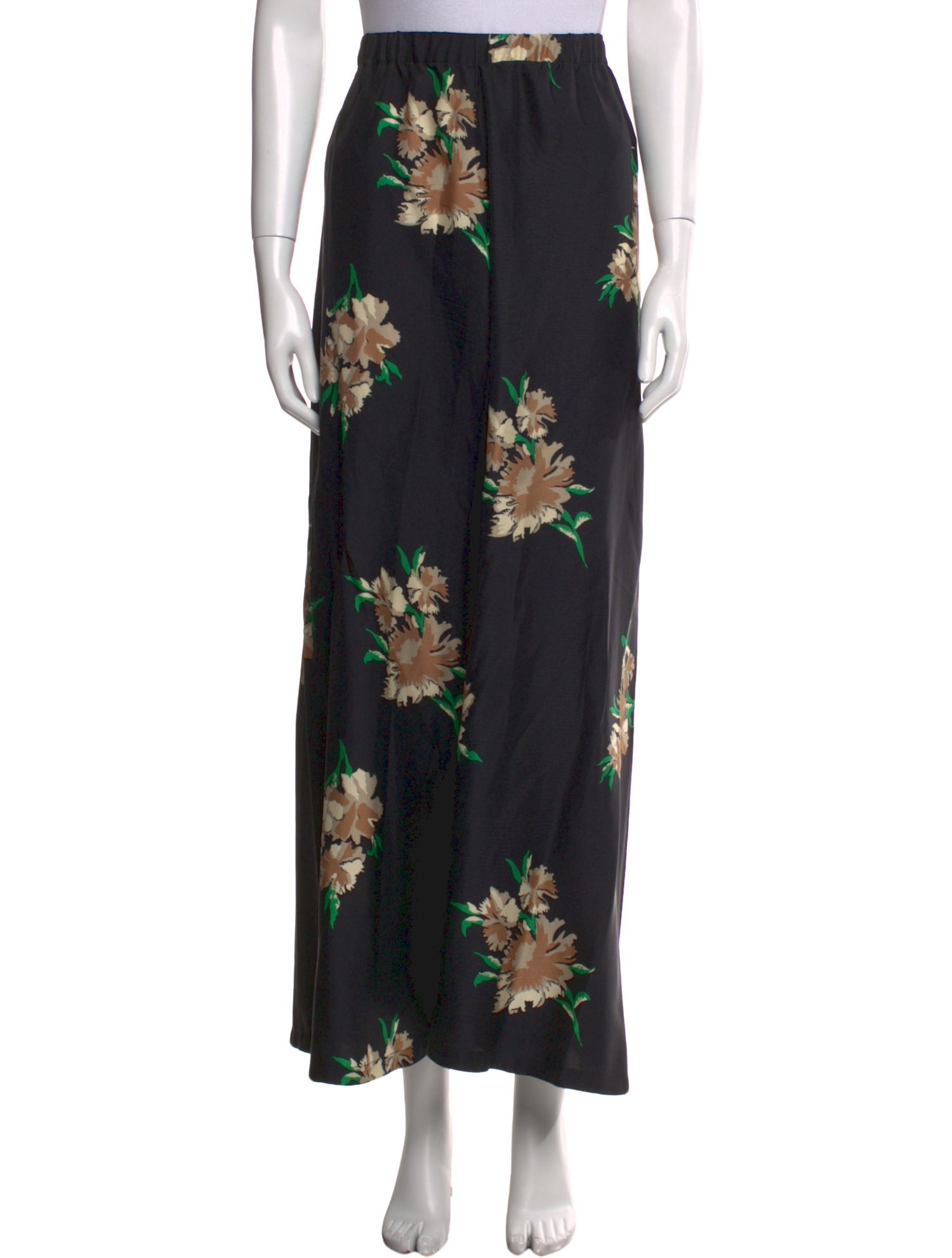 No. 6 Store Silk Wide Leg Pants