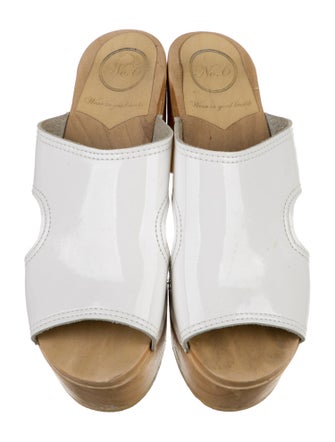 No. 6 Store Patent Leather Slides