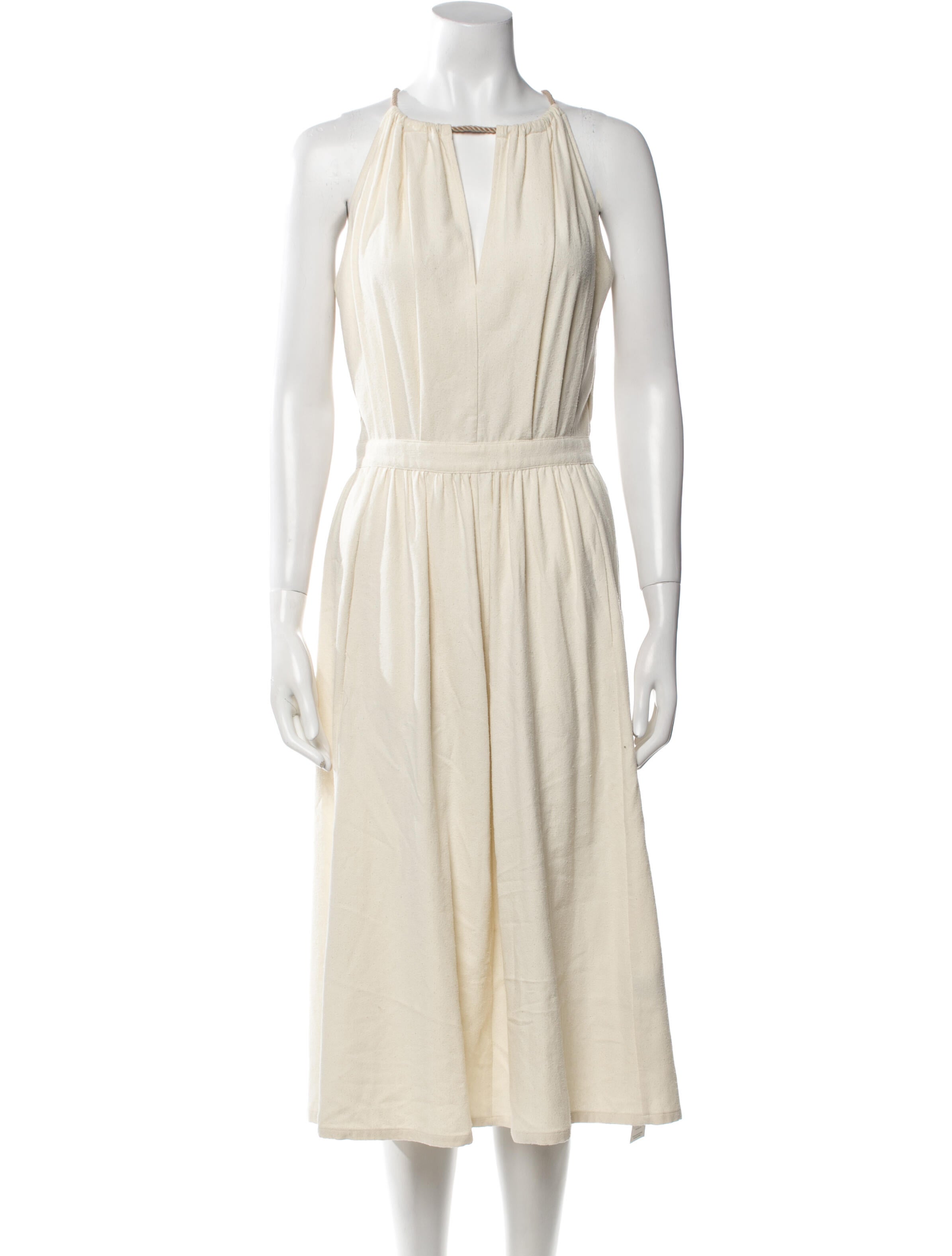 No. 6 Store Silk Midi Length Dress