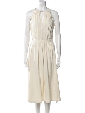 No. 6 Store Silk Midi Length Dress