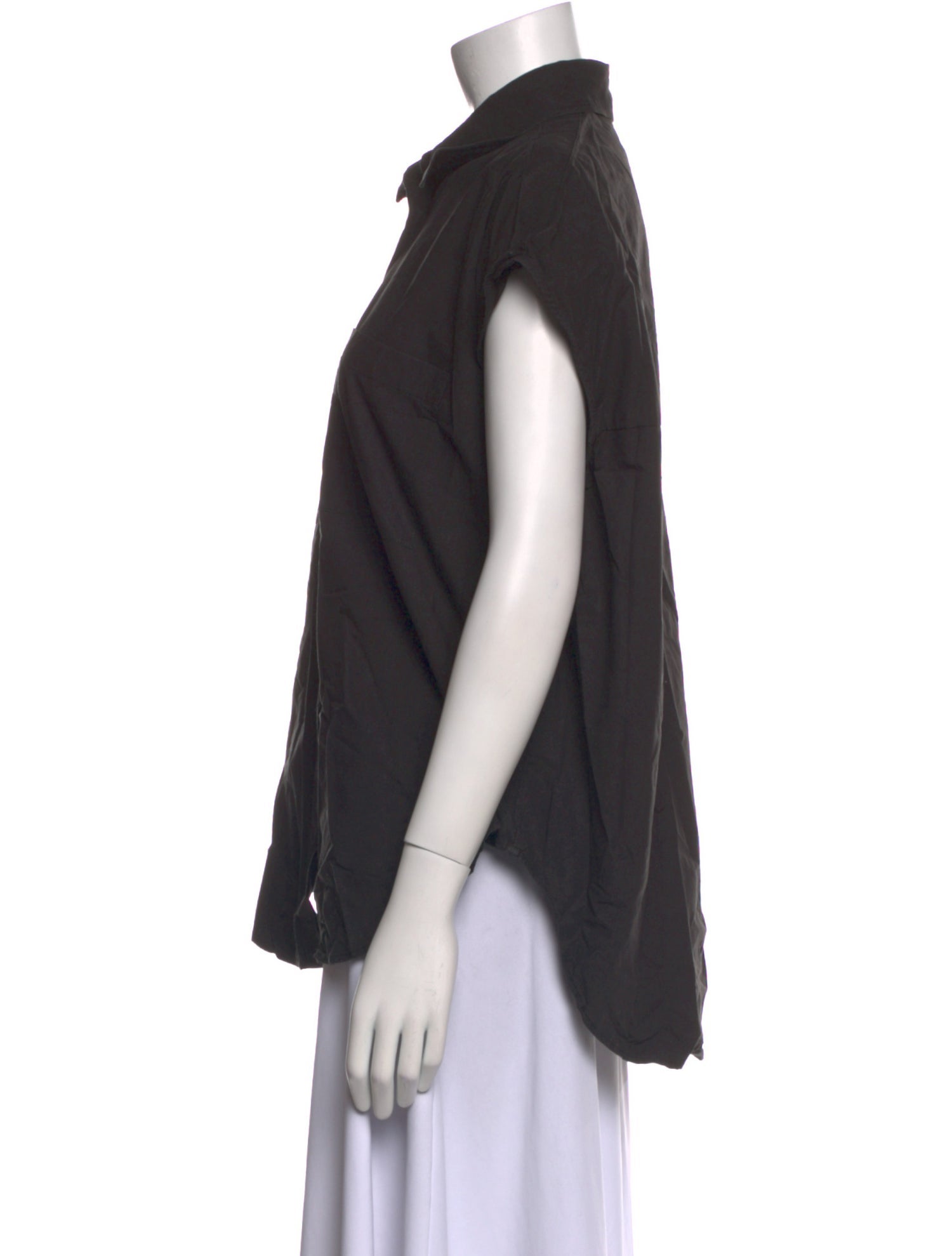 No. 6 Store Short Sleeve Button-Up Top