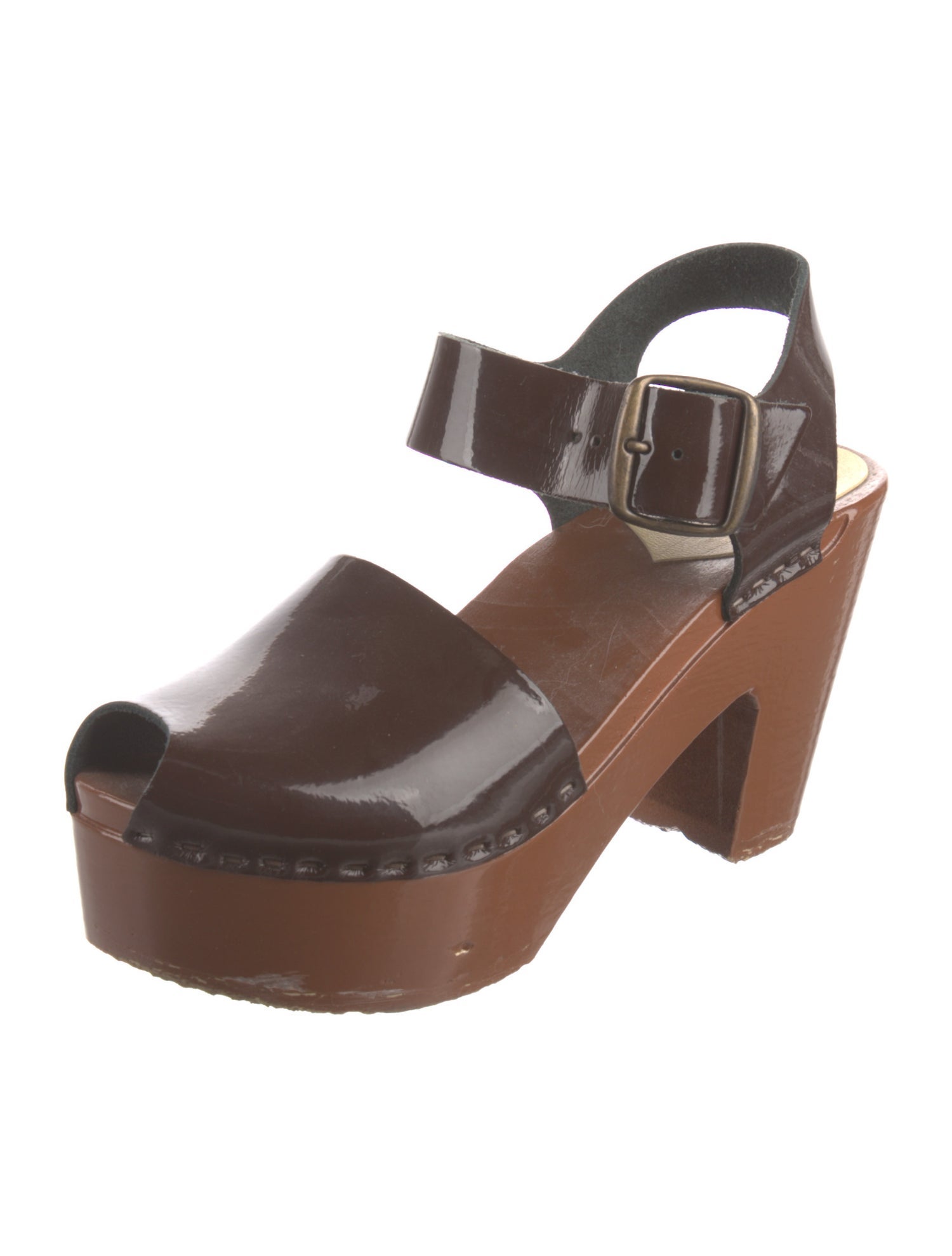 No. 6 Store Leather Slingback Pumps