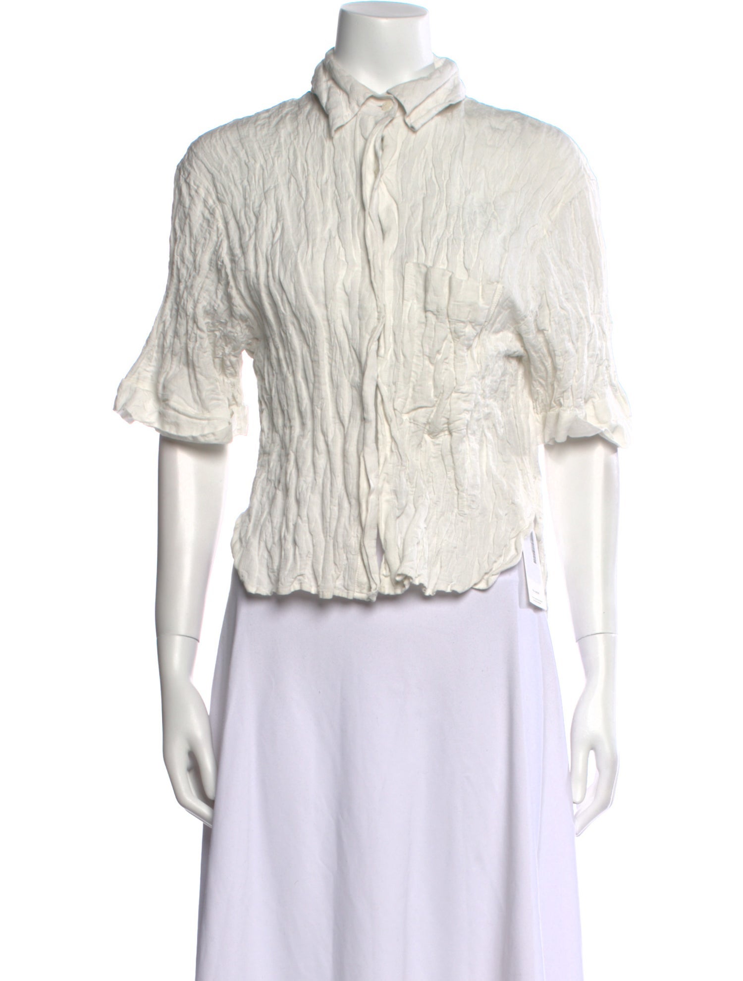 No. 6 Store Short Sleeve Button-Up Top