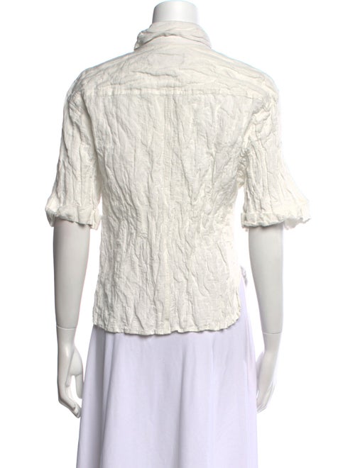 No. 6 Store Short Sleeve Button-Up Top