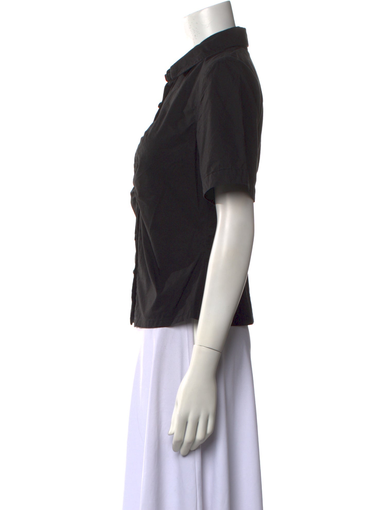 No. 6 Store Short Sleeve Button-Up Top