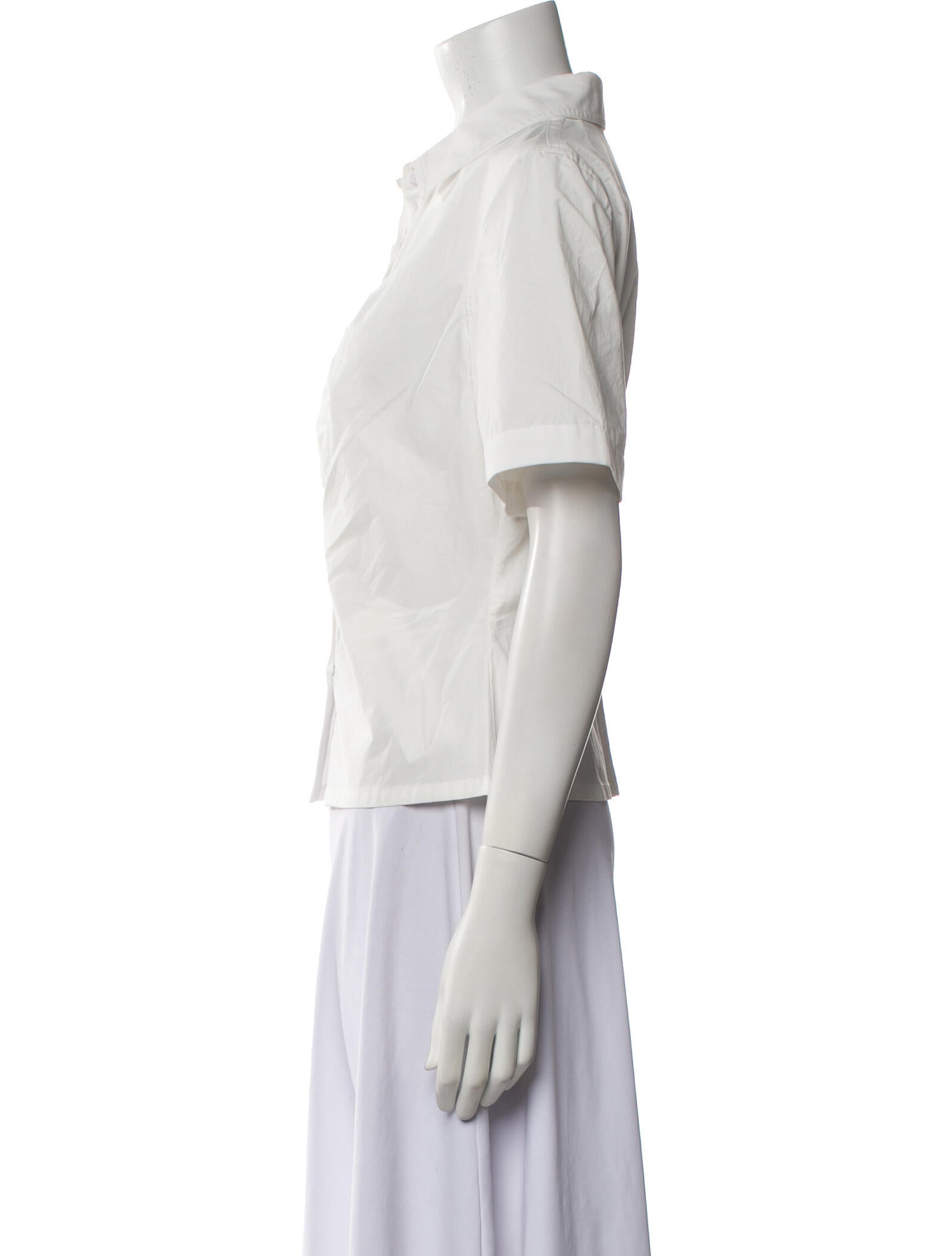 No. 6 Store Short Sleeve Button-Up Top