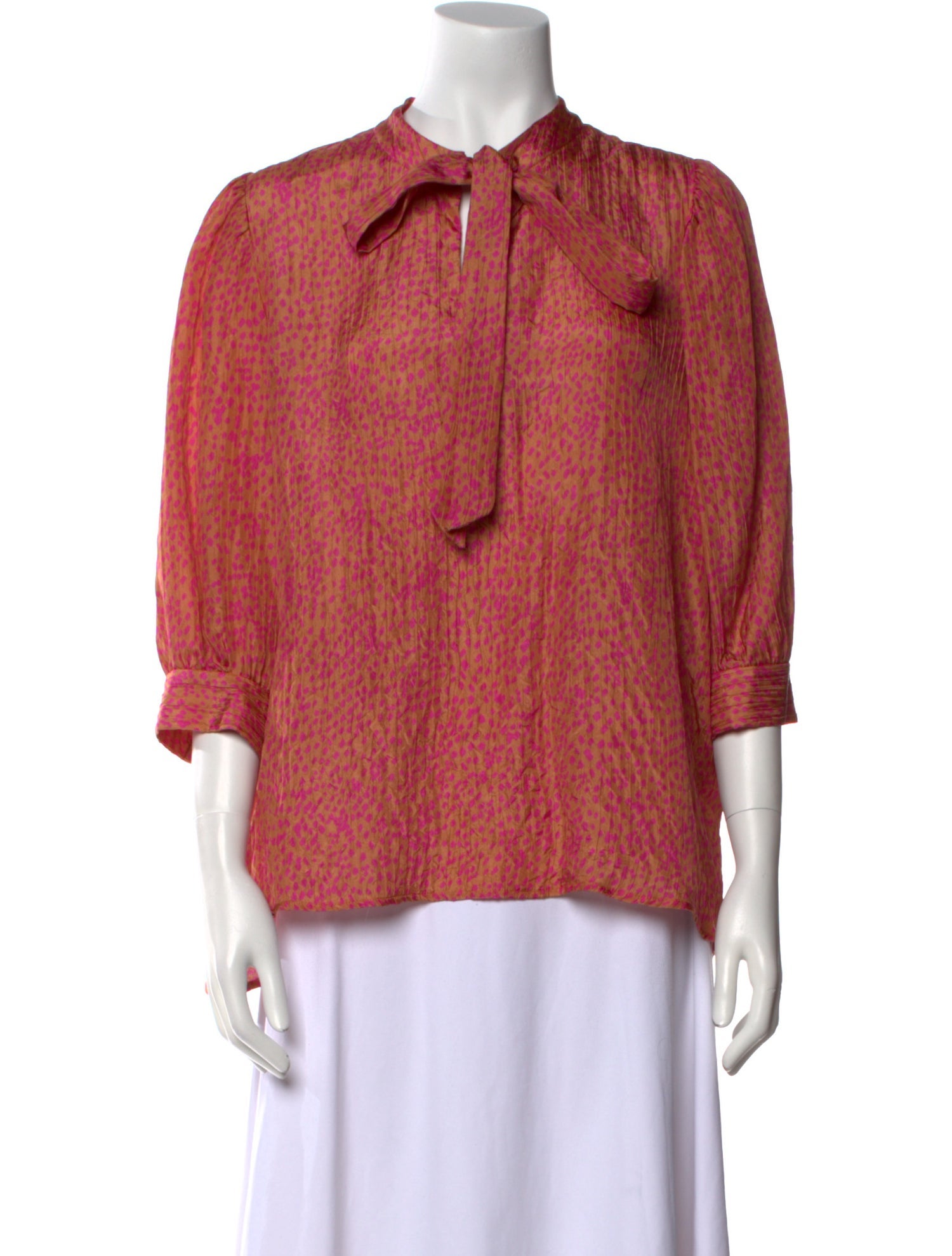 No. 6 Store Three-Quarter Sleeve Blouse
