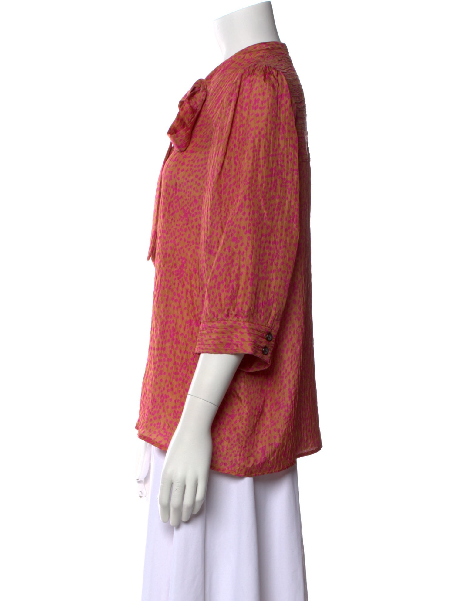 No. 6 Store Three-Quarter Sleeve Blouse
