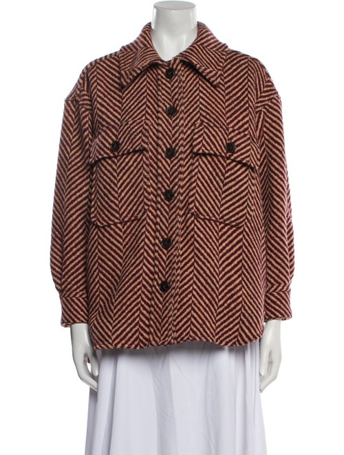 No. 6 Store Wool Striped Coat