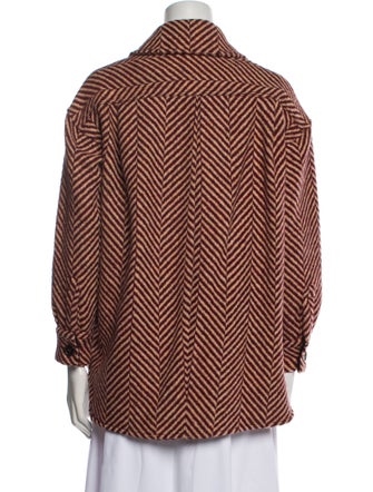 No. 6 Store Wool Striped Coat