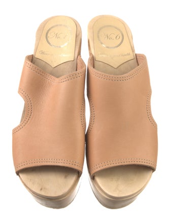 No. 6 Store Leather Slides