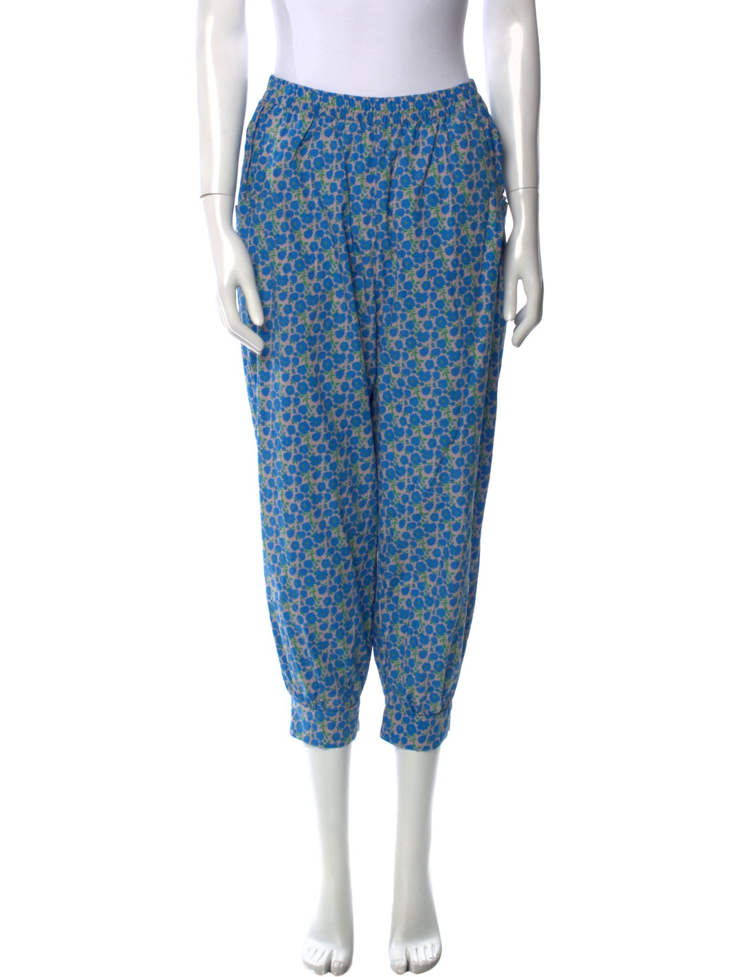 No. 6 Store Printed Straight Leg Pants