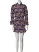 No. 6 Store Printed Mini Dress