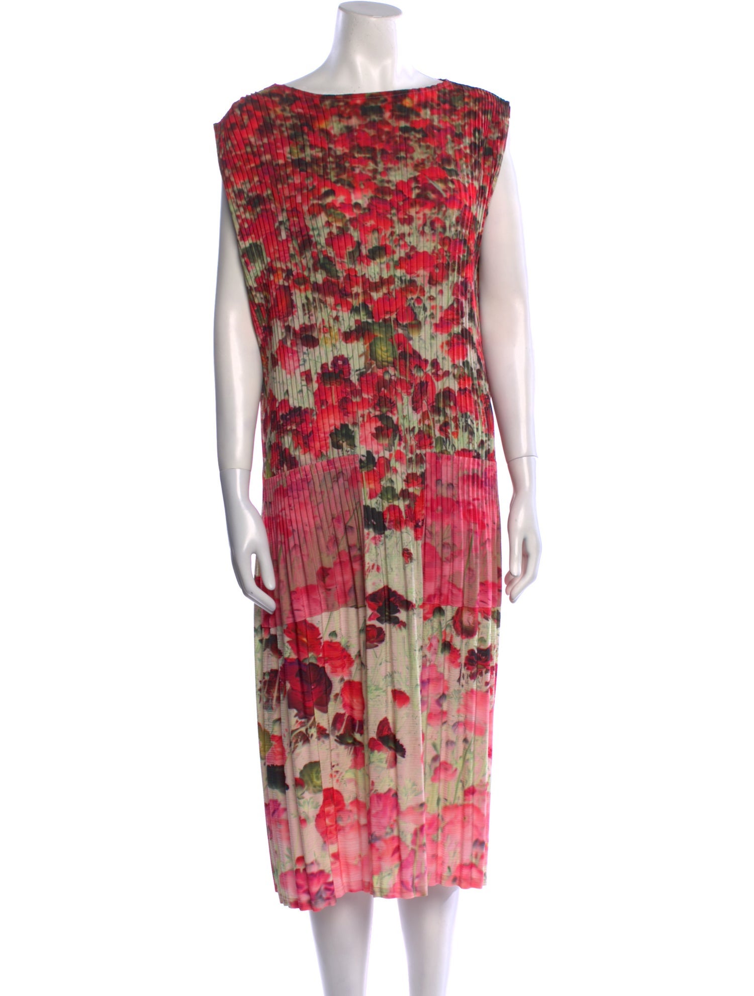 No. 6 Store Floral Print Midi Length Dress