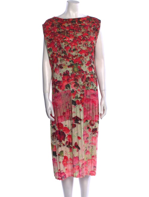 No. 6 Store Floral Print Midi Length Dress