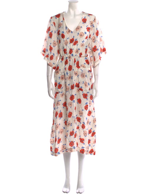 No. 6 Store Silk Midi Length Dress