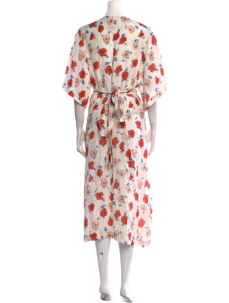 No. 6 Store Silk Midi Length Dress