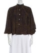 No. 6 Store Silk Printed Blouse