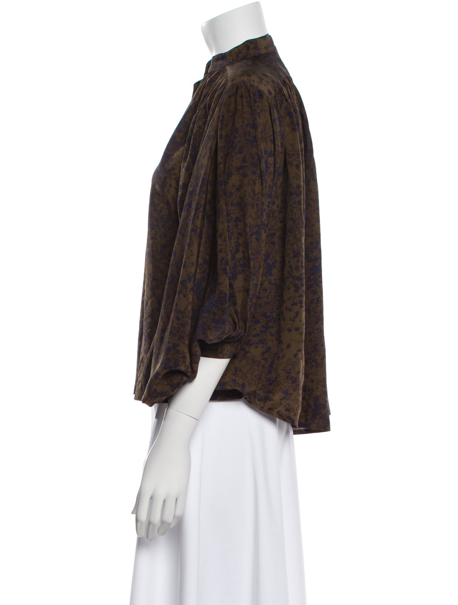 No. 6 Store Silk Printed Blouse