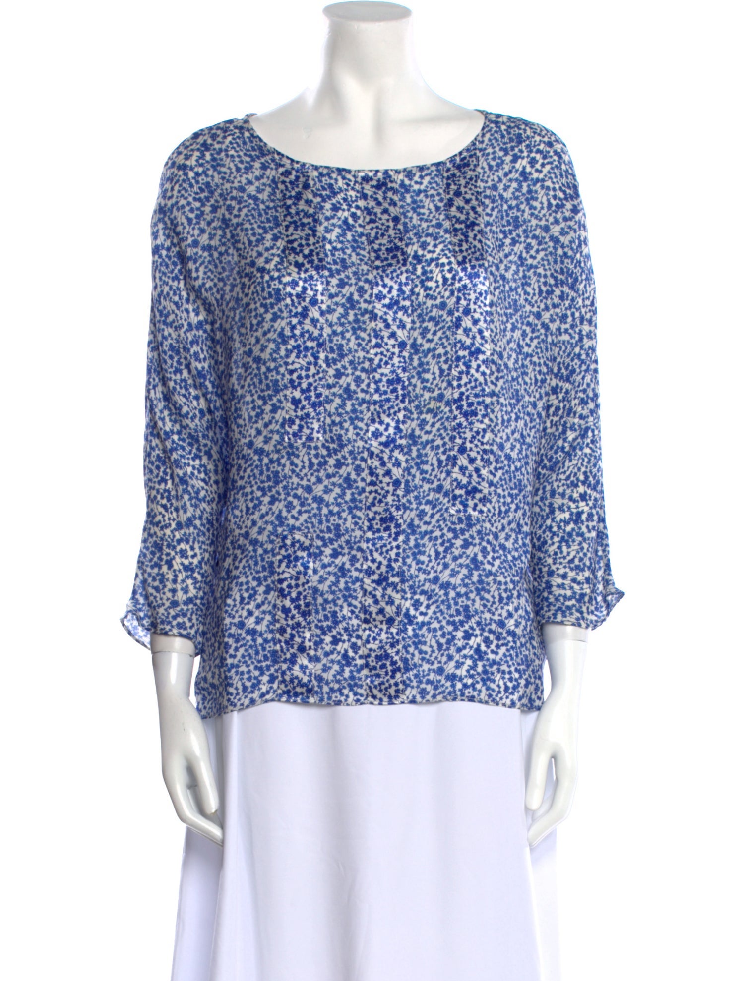 No. 6 Store Silk Printed Blouse