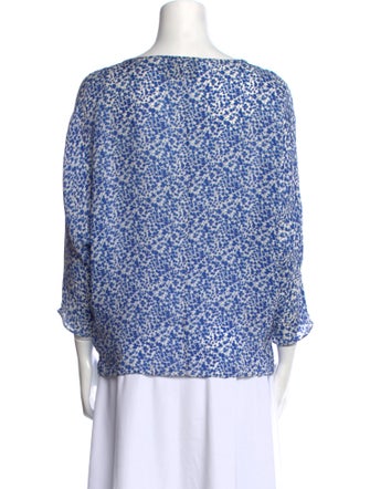 No. 6 Store Silk Printed Blouse