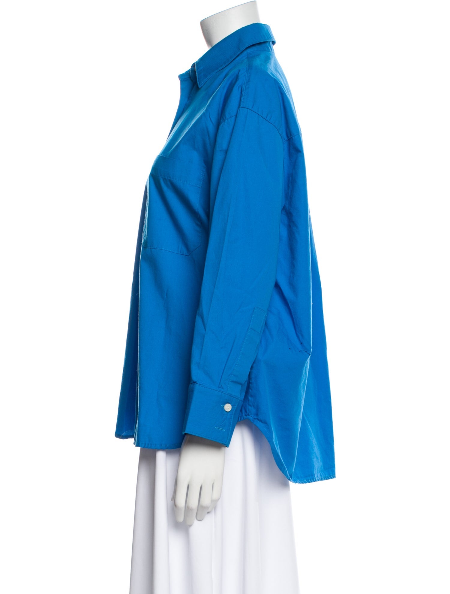 No. 6 Store Three-Quarter Sleeve Button-Up Top