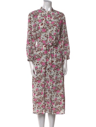 No. 6 Store Silk Midi Length Dress