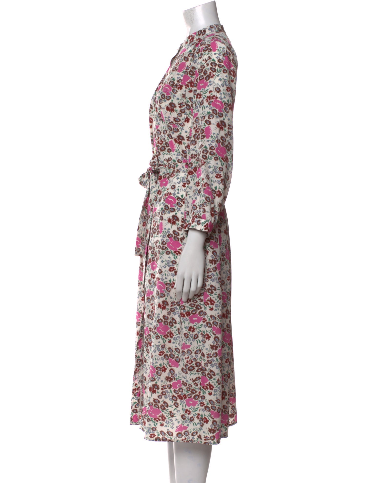 No. 6 Store Silk Midi Length Dress