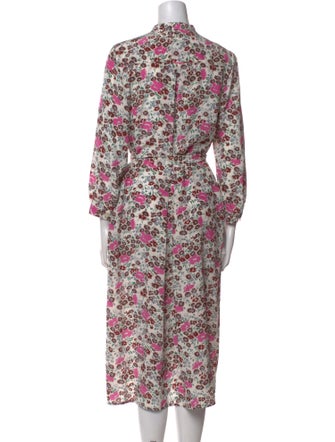 No. 6 Store Silk Midi Length Dress