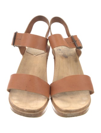 No. 6 Store Leather Slingback Sandals