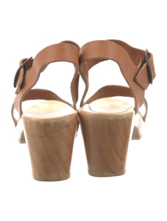 No. 6 Store Leather Slingback Sandals