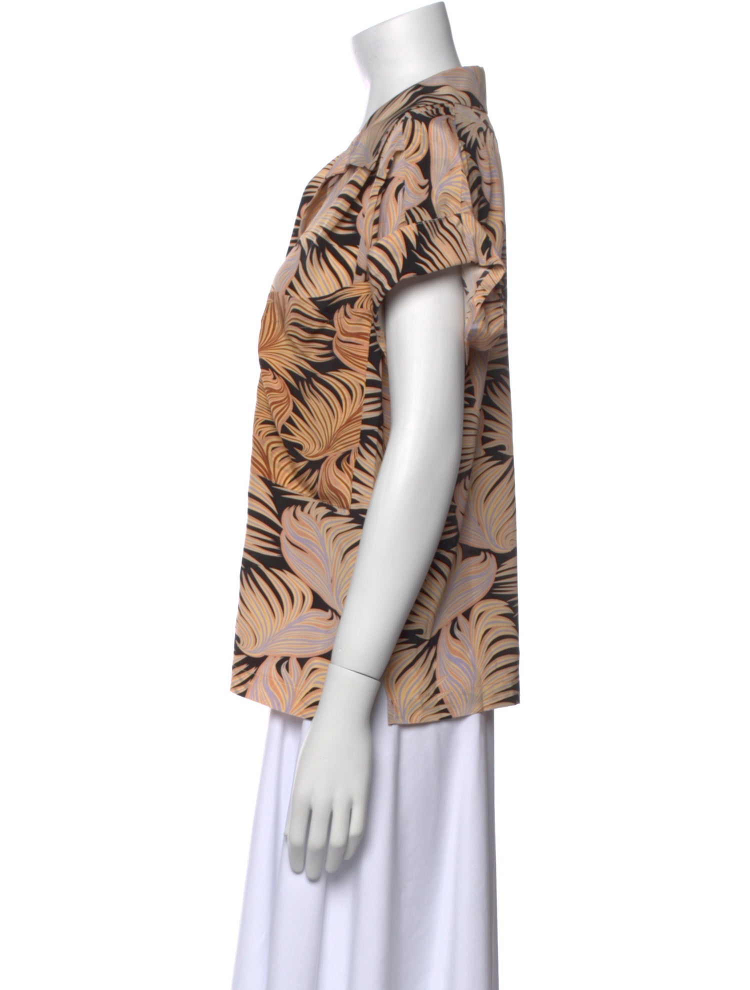 No. 6 Store Silk Printed Blouse