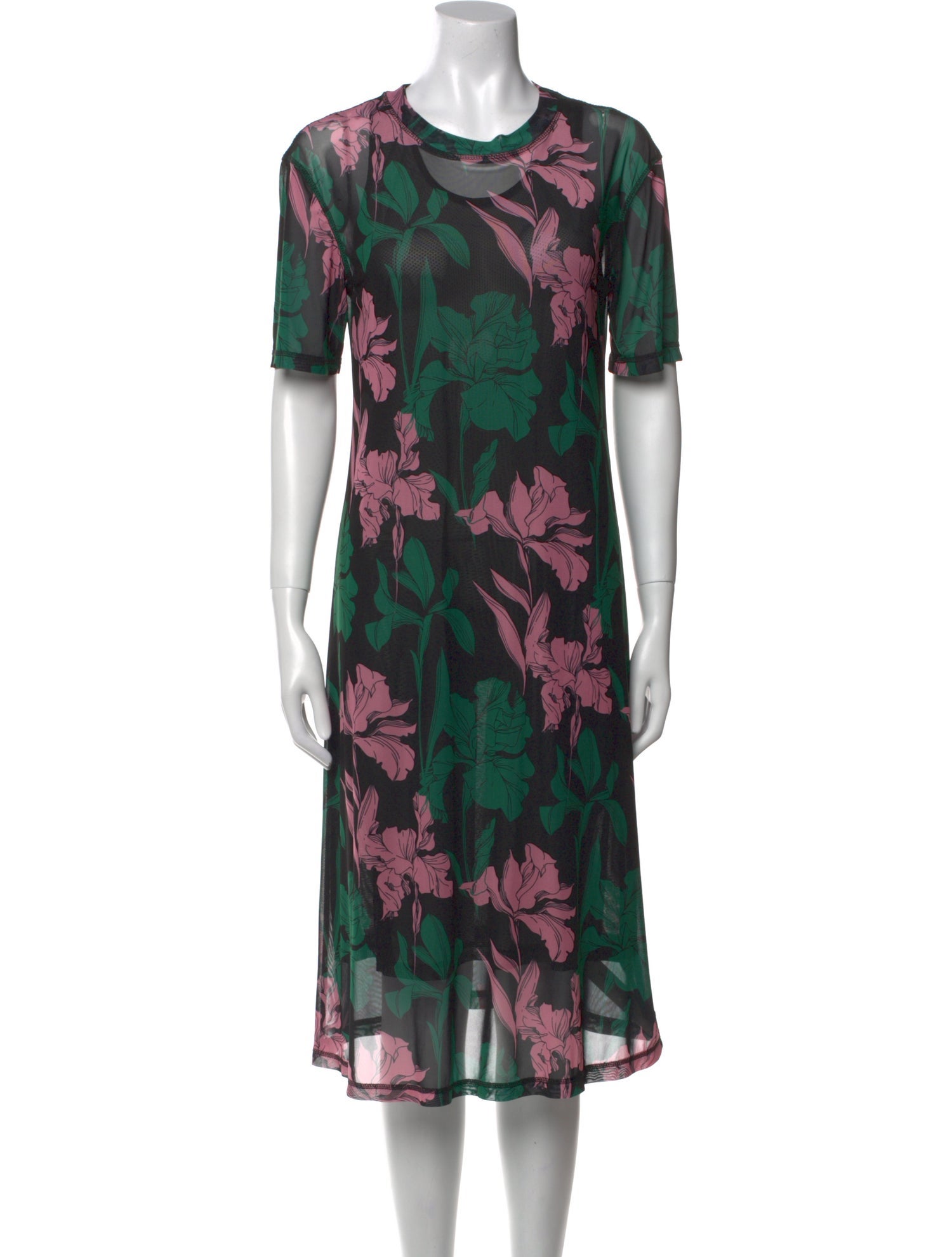 No. 6 Store Floral Print Mini Dress