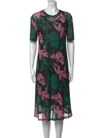 No. 6 Store Floral Print Mini Dress