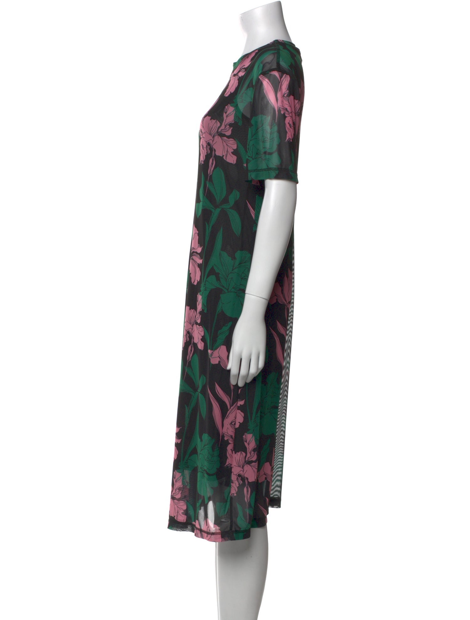 No. 6 Store Floral Print Mini Dress