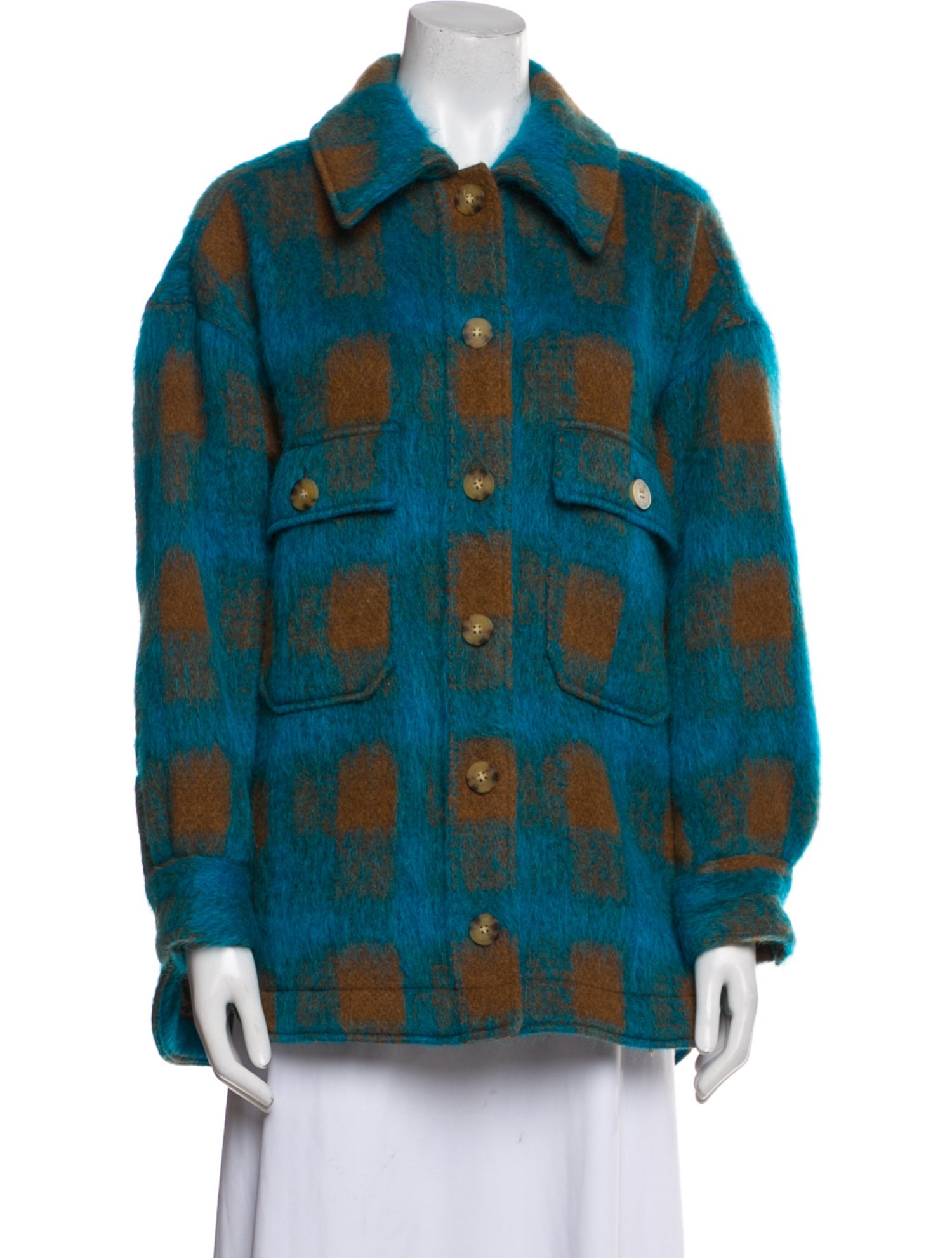 No. 6 Store Virgin Wool Printed Utility Jacket w/ Tags