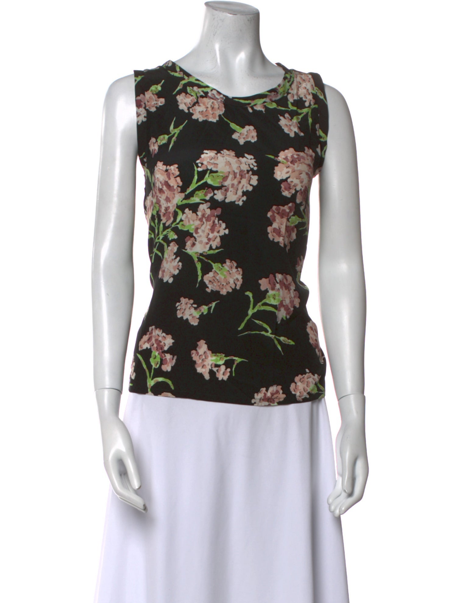 No. 6 Store Silk Floral Print Top w/ Tags