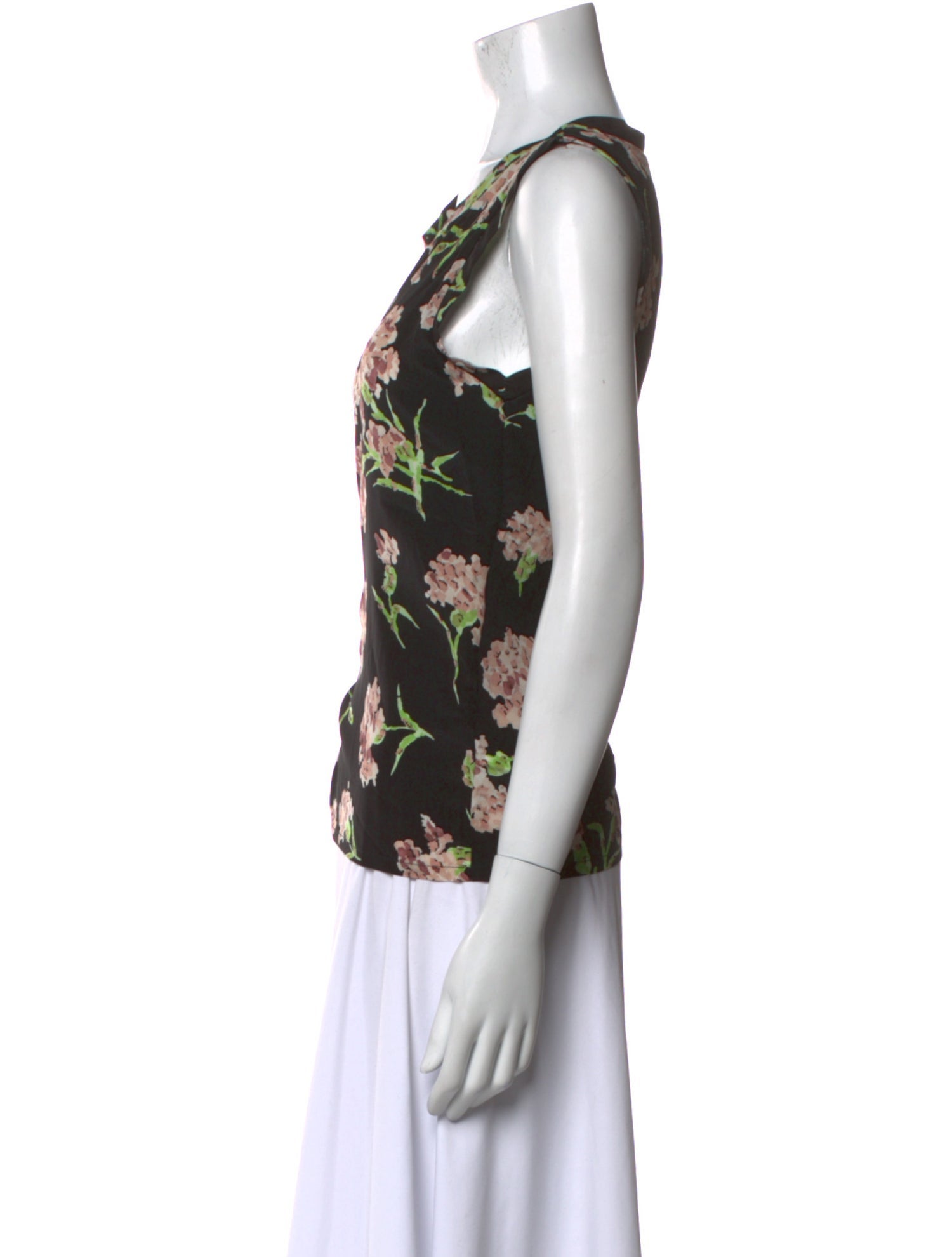 No. 6 Store Silk Floral Print Top w/ Tags