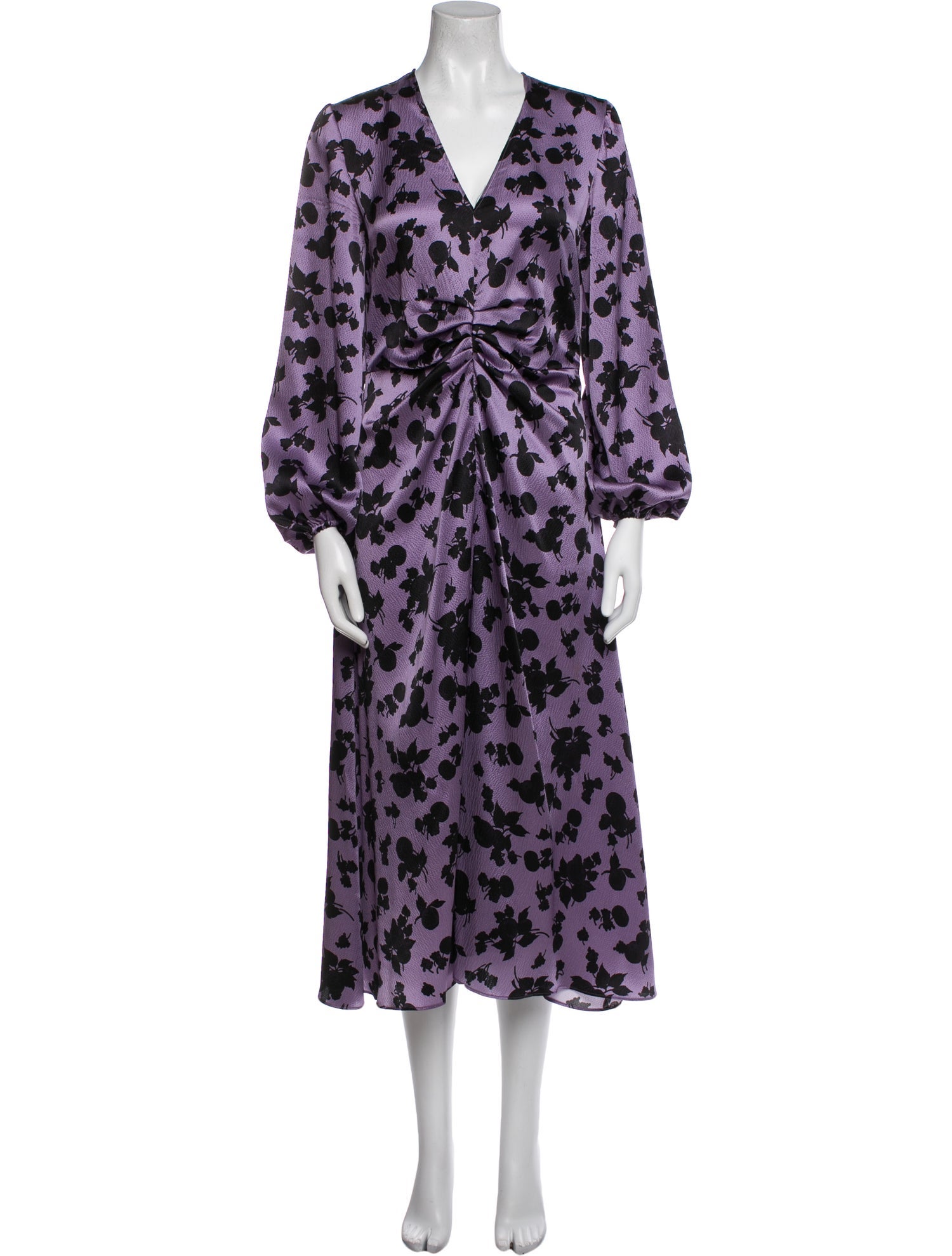 No. 6 Store Silk Midi Length Dress