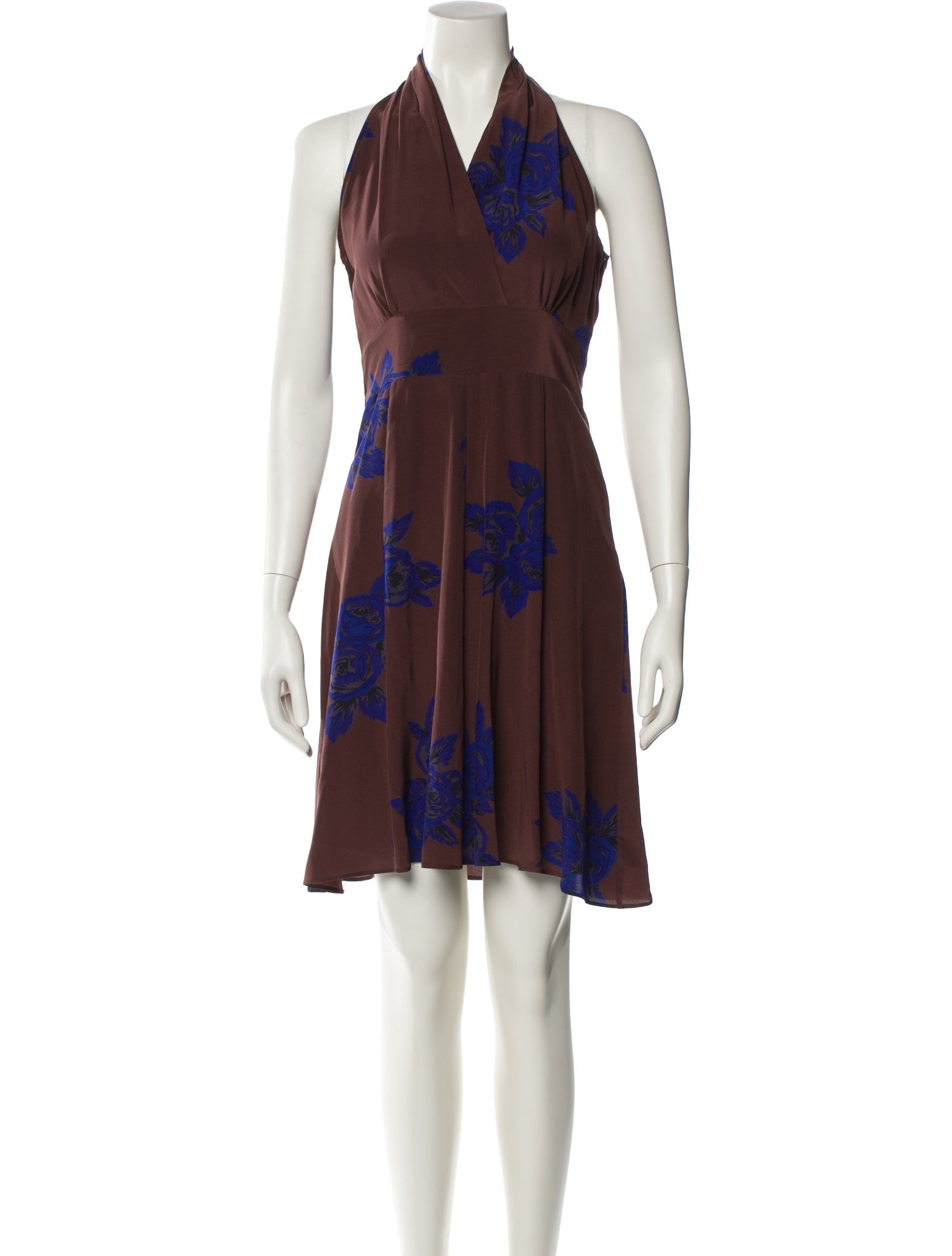 No. 6 Store Silk Knee-Length Dress