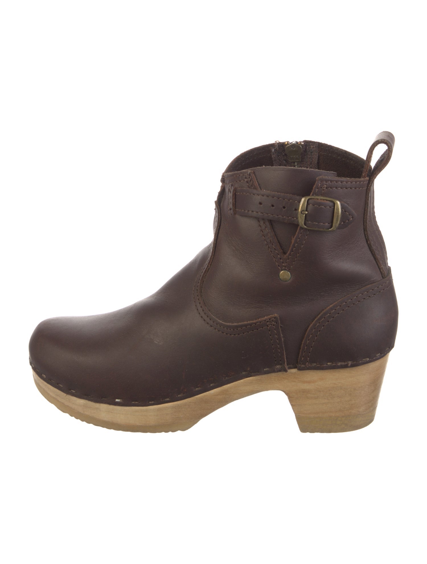 No. 6 Store Leather Lace-Up Boots