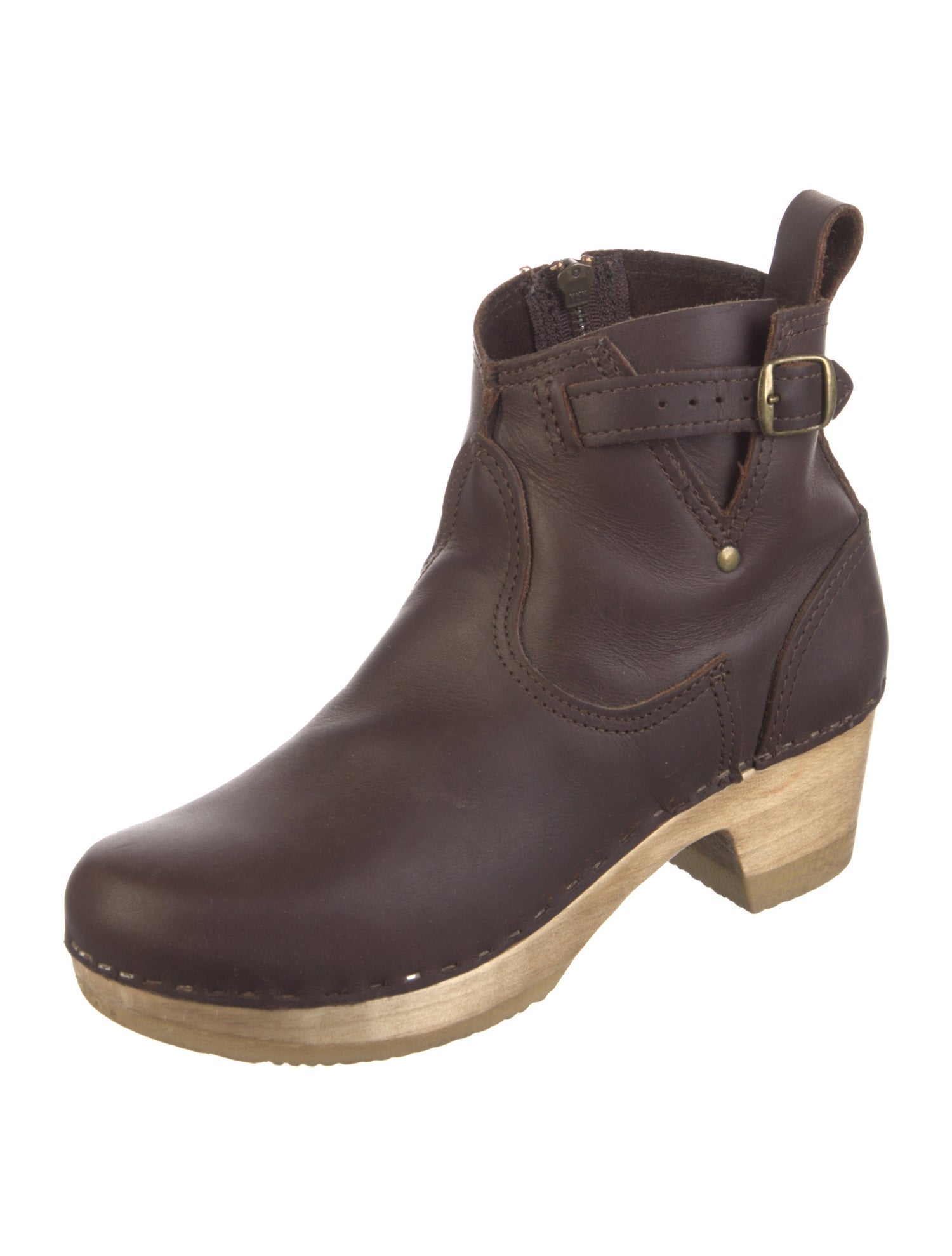 No. 6 Store Leather Lace-Up Boots