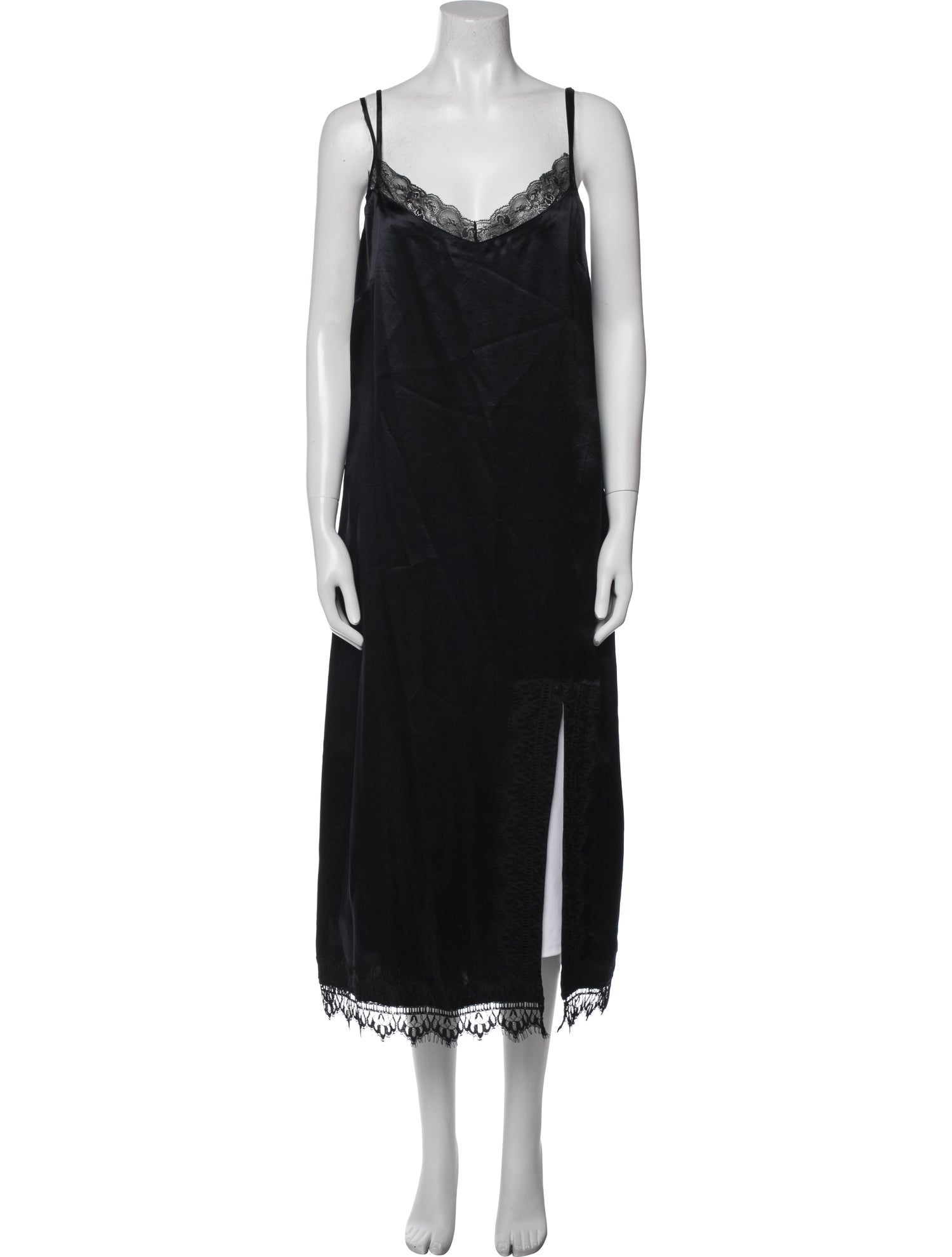 No. 6 Store Silk Lace Trim Embellishment Nightgown