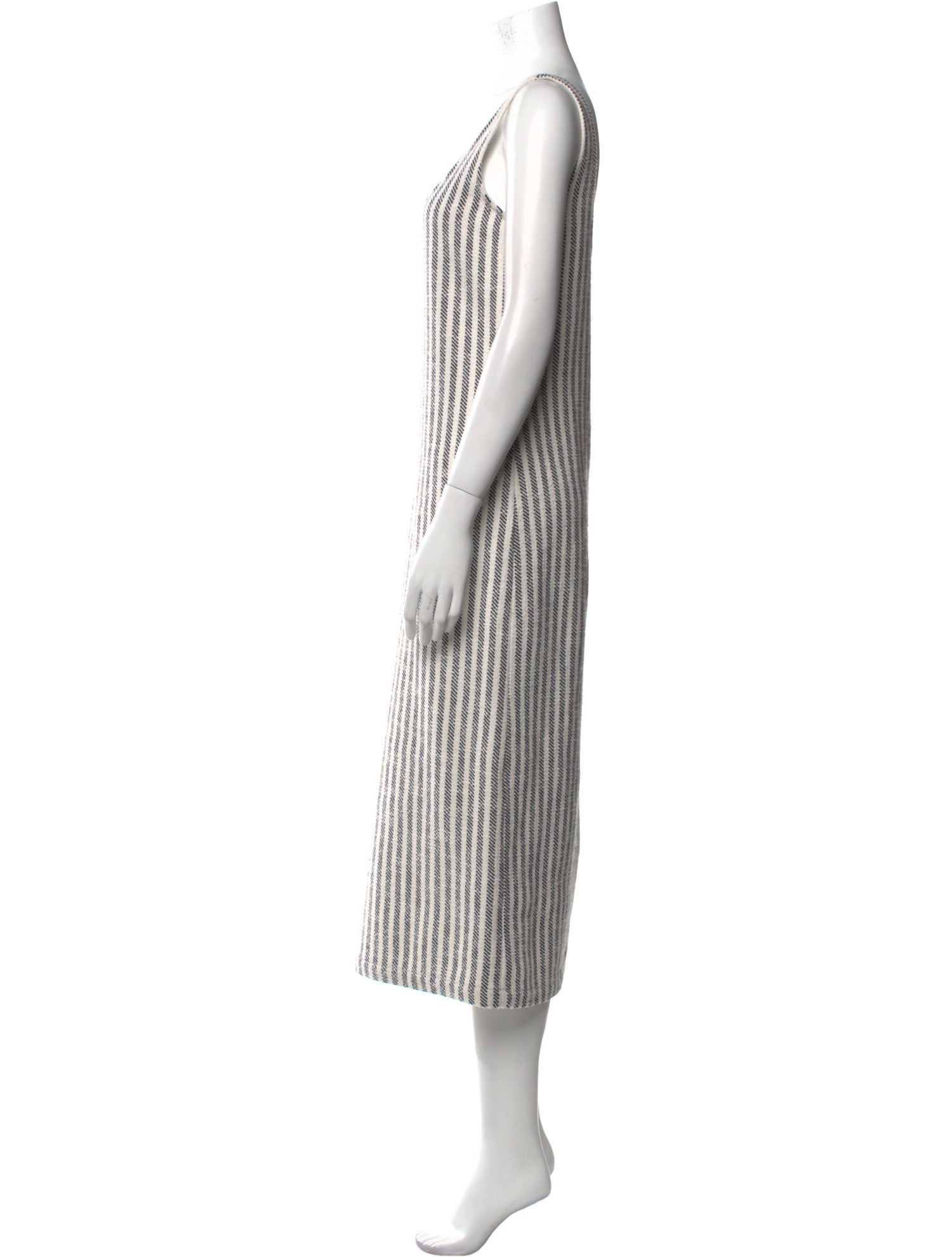 No. 6 Store Striped Midi Length Dress