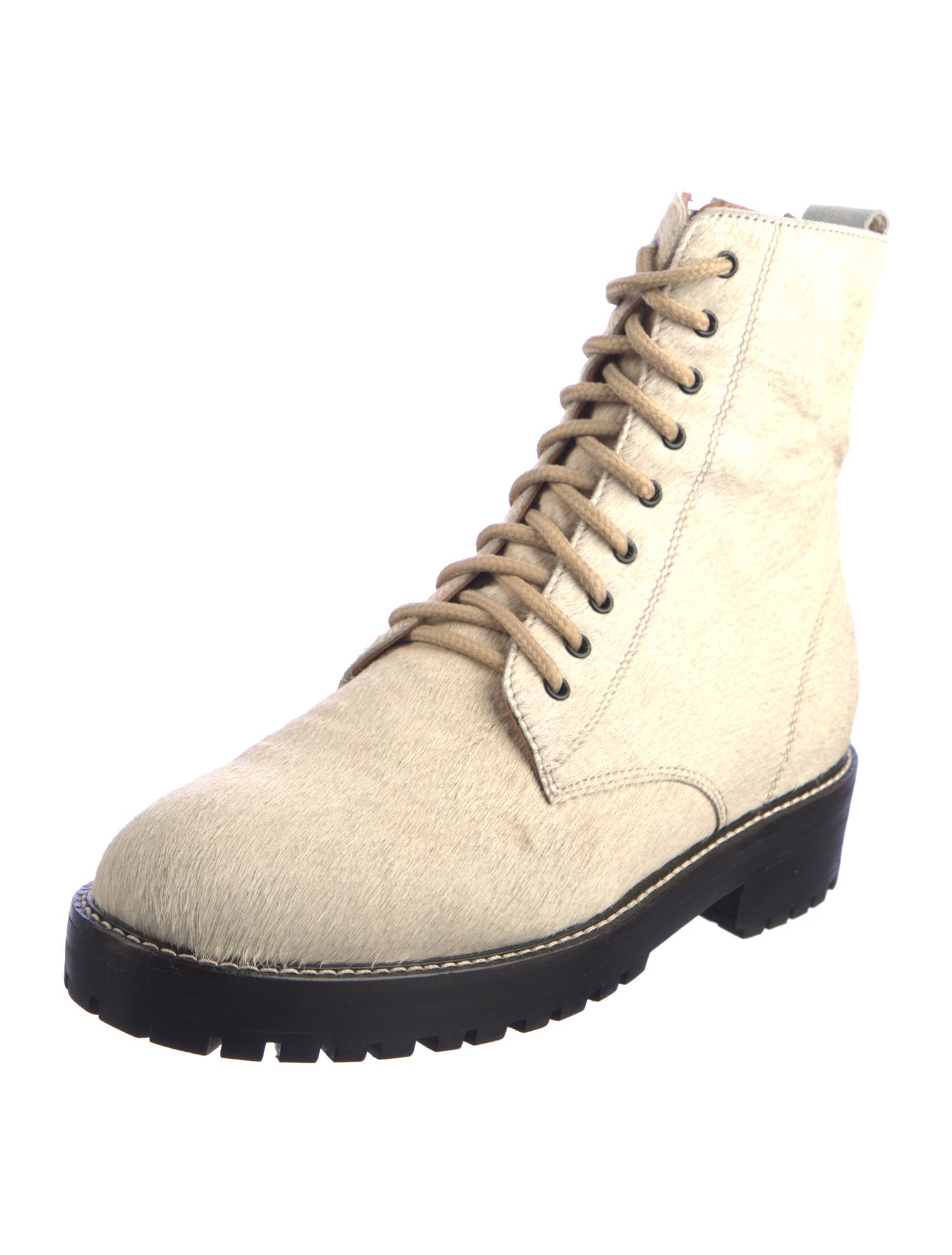 No. 6 Store Ponyhair Combat Boots