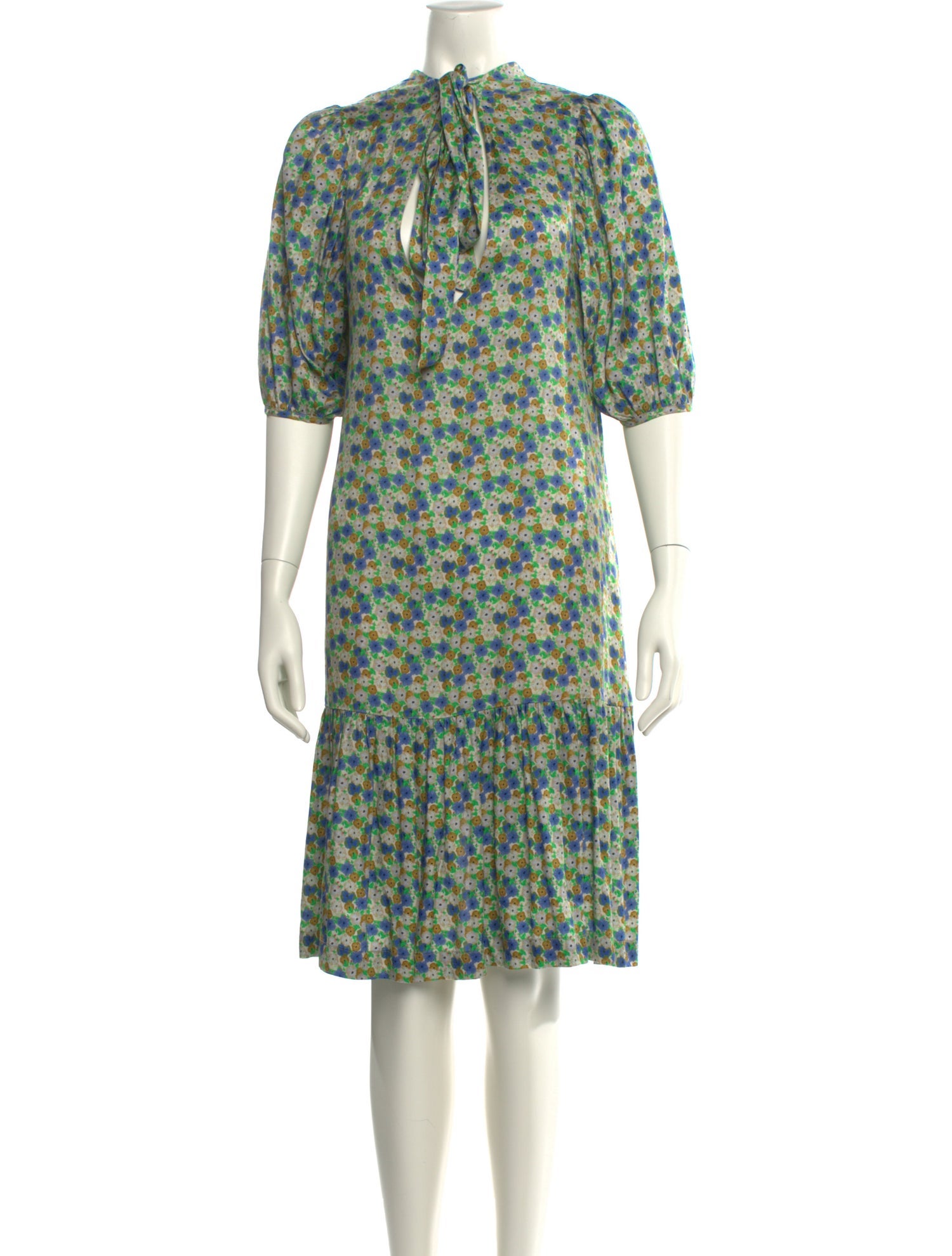No. 6 Store Printed Knee-Length Dress