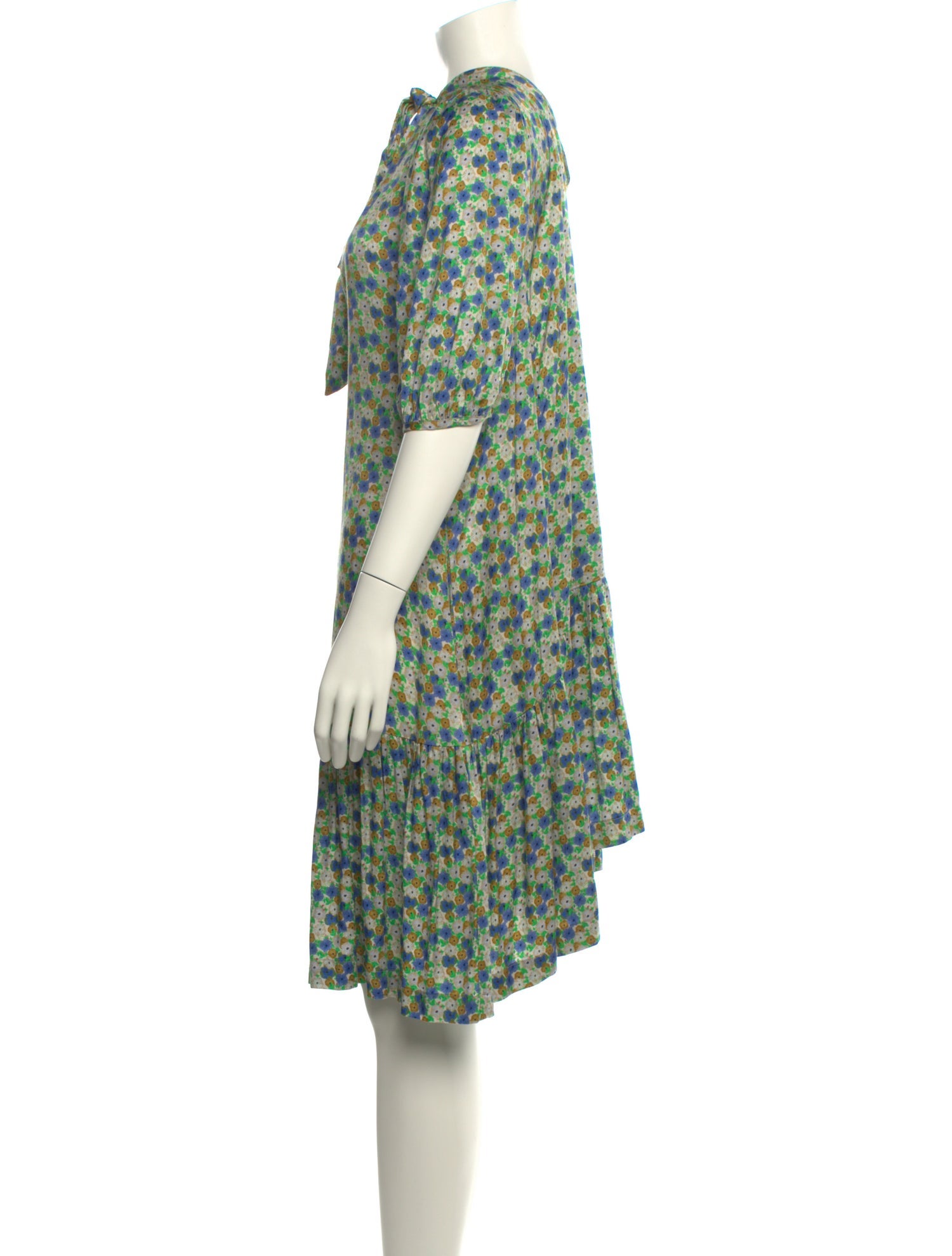 No. 6 Store Printed Knee-Length Dress